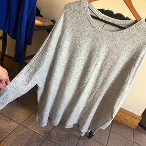 SUPERSOFT oversized reversible top/tunic